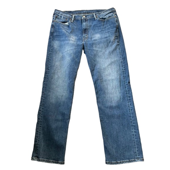 Levi's 514 Mens Straight Leg Medium Wash Jeans Size W40‎ x L32 - Picture 1 of 12